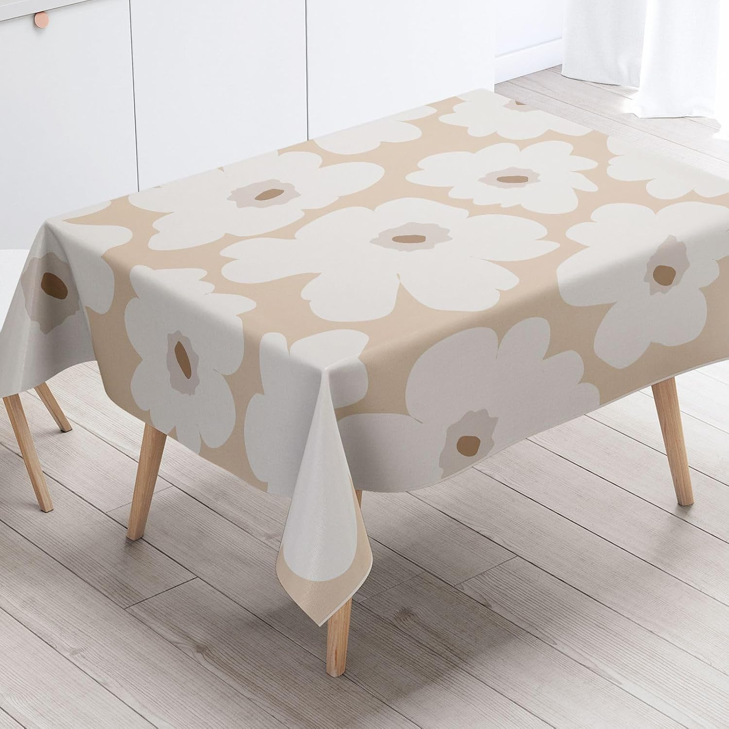 Marimekko floral tablecloth rectangular dining mat