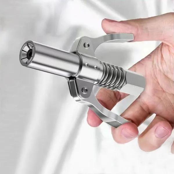 Double Handle Grease Tool Coupler Heavy Duty Quick Release Grease Gun Without/with 30cm Hose