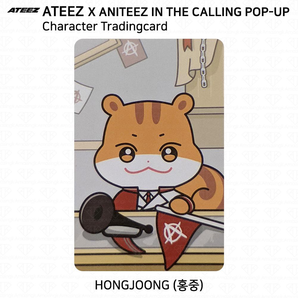 ATEEZ X ANITEEZ IN THE CALLING POP-UP Unitate Carte de Colecție MD KPOP K-POP Seonghwa