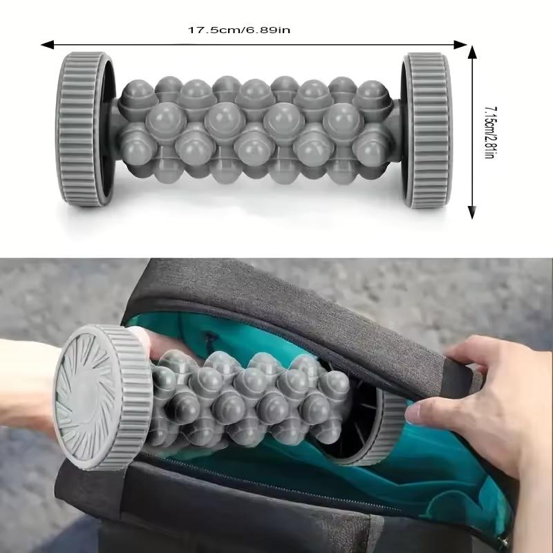 Foot Massager Massage Roller Yoga Massage Ball Plantar Fascia Roller Muscle Relaxation Care Plastic Manual Foot Massager Rollers