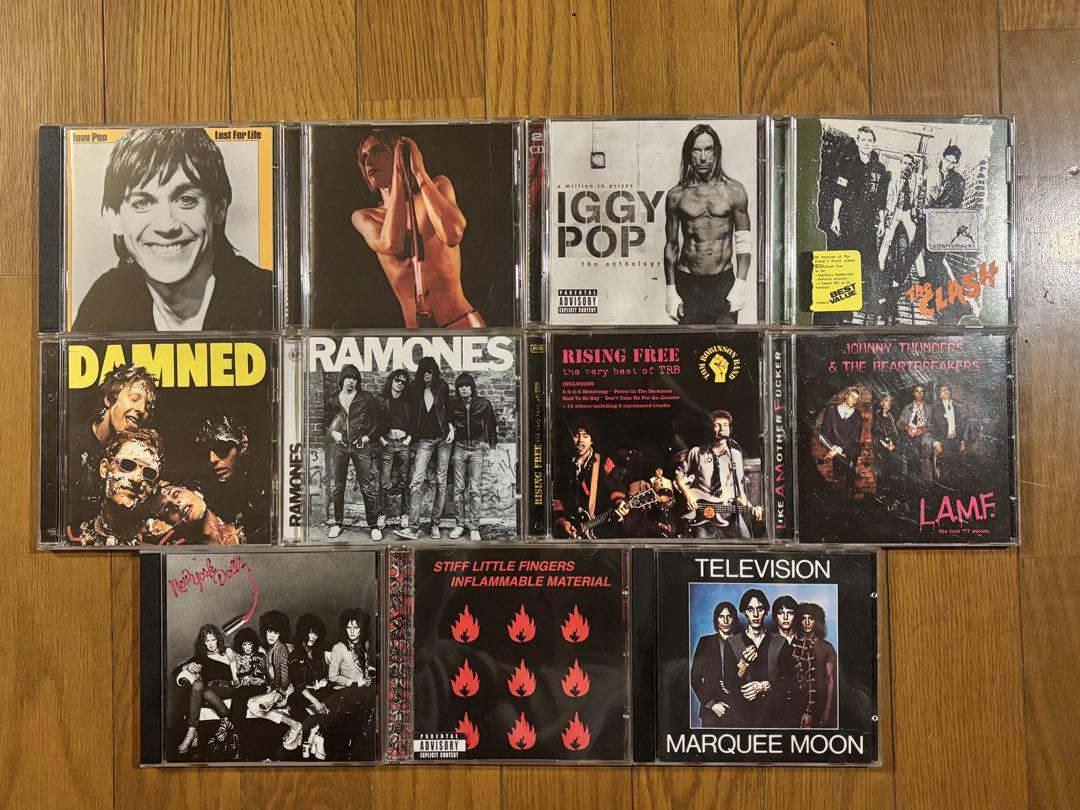 

[USED] Iggy Pop, The Clash, The Damned, and other punk CD sets