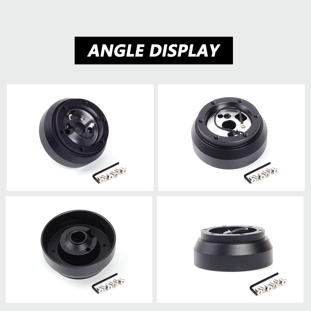 6 Hole Steering Wheel Connector Base 170h Steering Wheel Short Hub Adapter Kit For Dodge GMC Chevy Jeep Pontiac QR034