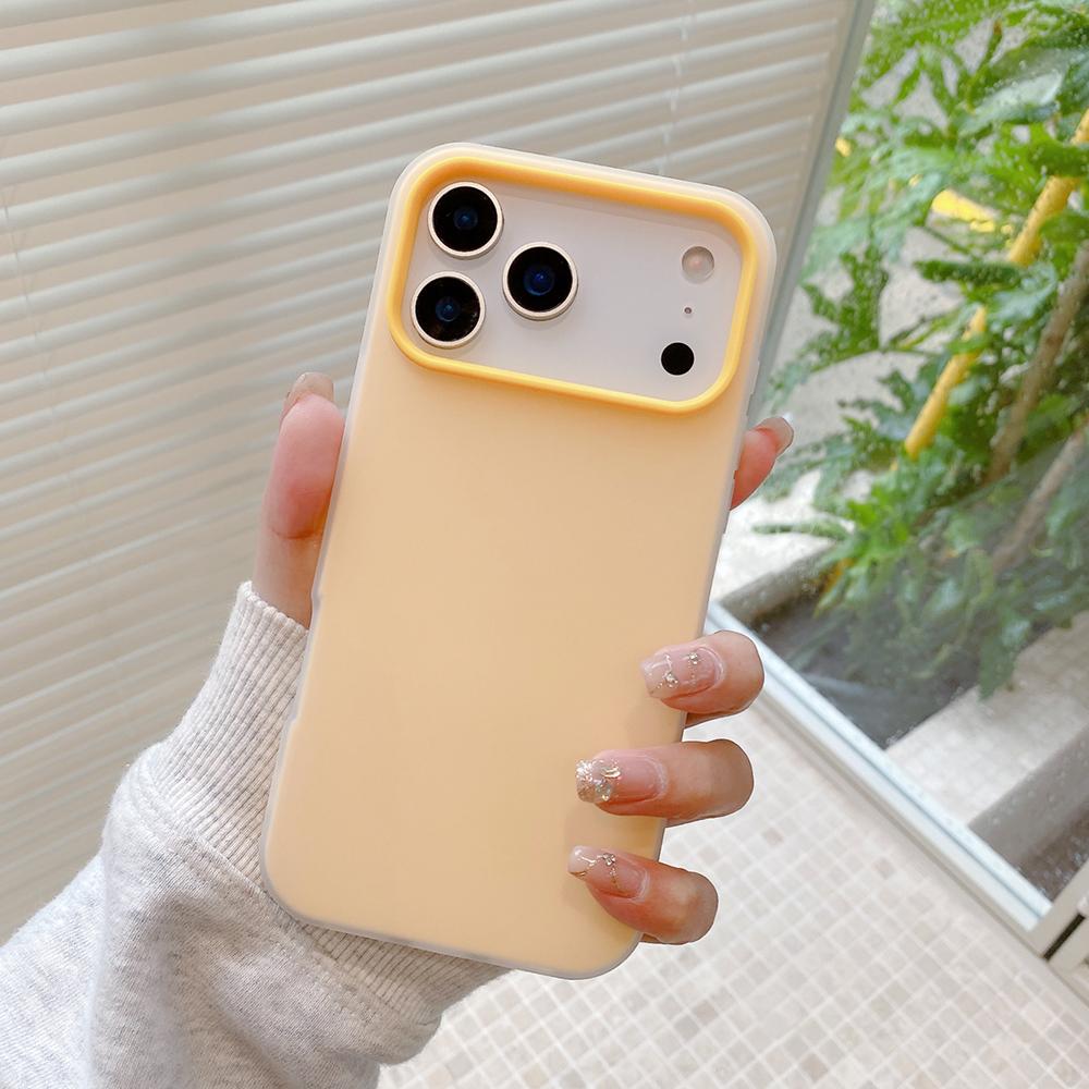 2 In 1 Card Holder Shockproof Case For iPhone Air 17 16 15 14 13 Pro Max Candy Color Matte Hard Cover Hybrid Shell Soft Shell