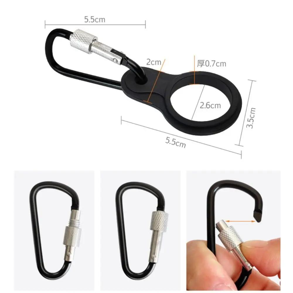 1/6Pcs Squid Jig Hook Cover Protector Kit With Carabiner Fishing Jigs Bait Protector Covers Hooks Safety Caps Fishing Tackle