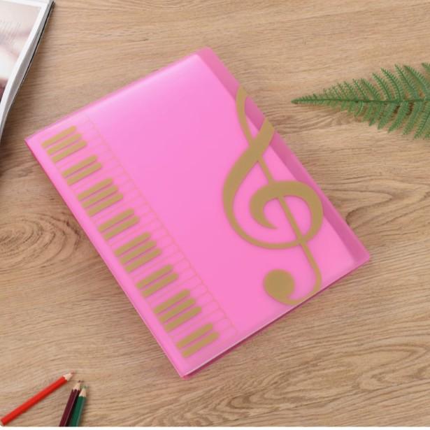 

Прозрачная папка для нот формата А4: Книга листов нотной бумаги, 80 страниц, держатель для документов для студентов-пианистов 40 pages