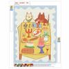 Full Drill Diamond Painting Kit Cute Cats Having Romantic Dinner Pattern DIY Creative Craft Canvas for Home Decoration Wall Art Relaxing Hobby
