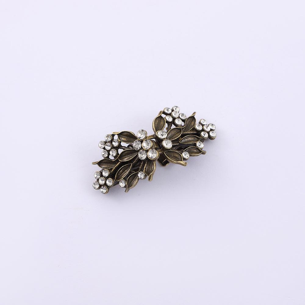 Rhinestone Wool Clothes Clip, Clip, Alloy Corner Buckle, Collar Clip, Scarf Clip, European And American Waist Clip, Fixed Brooch