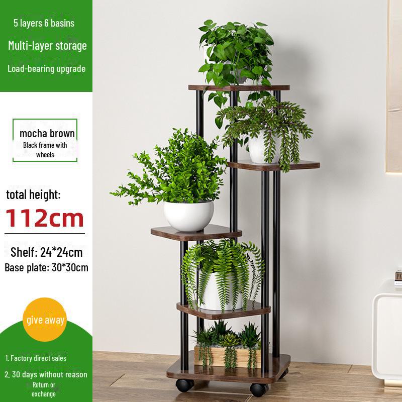 Cross-Border Multi-Layer Indoor Flower Rack for Living Room or Balcony
