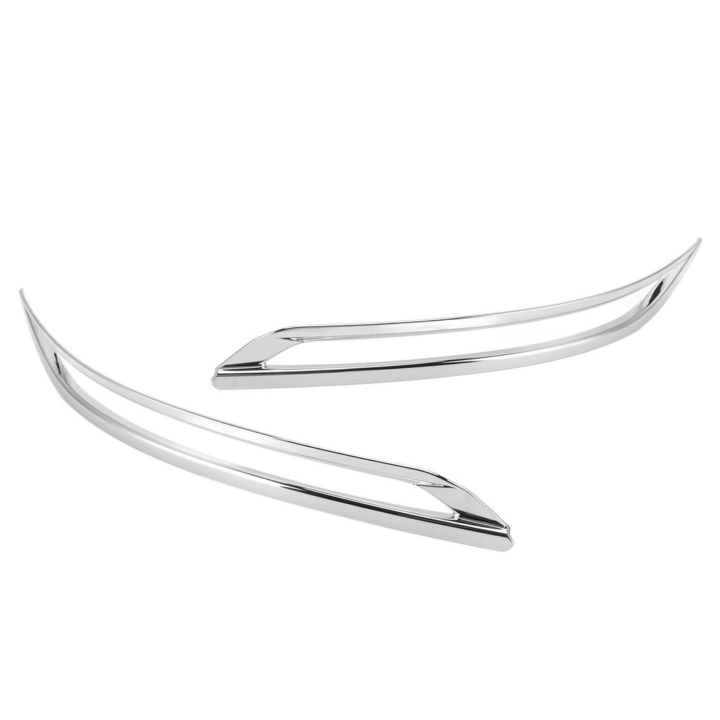 2 ST Bakre Dimljus Trim Dekorationsskydd Glänsande Silver Anti-blekning Ersättning för XC60 2018‑2020