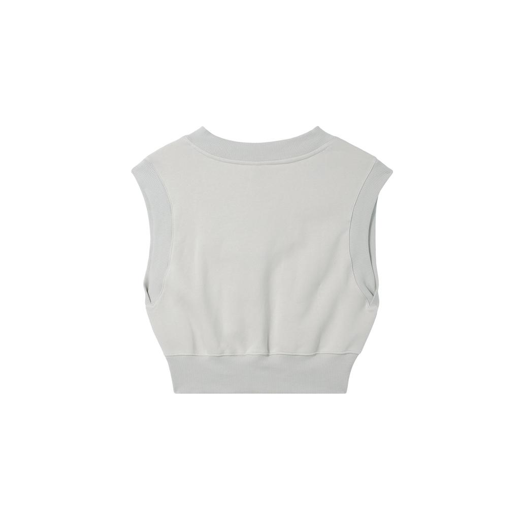 Nike Soft Comfortable V-Neck Solid Color Tank Top Women Tops Light-Oak-Brown FV6317-104