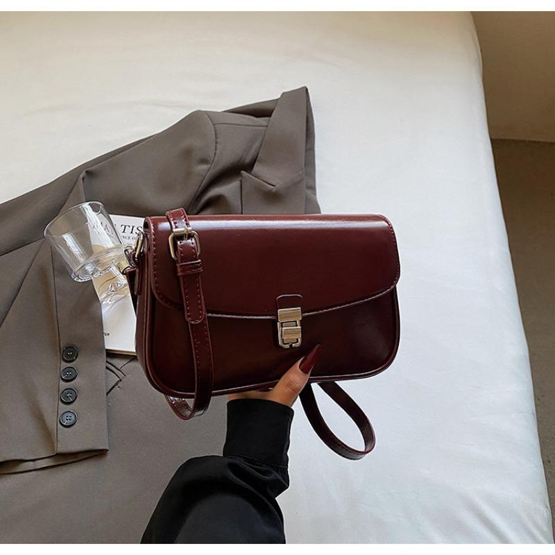 Fashion Versatile Small Square Bag Spring New High-end Simple Casual Shoulder Bag Trendy Messenger Bag