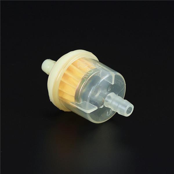 10PCS Univerzální motocyklový Mini Small Engine Inline Carb palivový plynový filtr