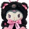 Sanrio Mascot Holder (Black Animals) Kuromi with Carabiner 387096
