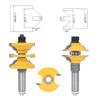 Praktický frézovací bit 1/2" 12mm stopka Vstupní a vnitřní dveřní profilovací fréza z kalené oceli pro dřevoobráběcí nástroj