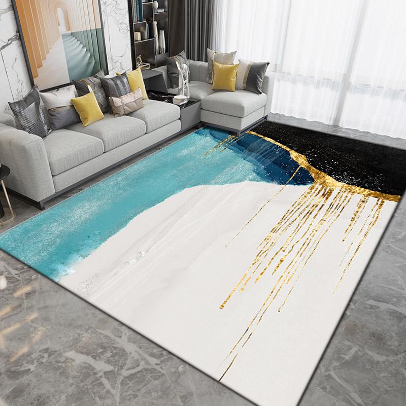 Druckteppich Wohnzimmer Große Fläche Rutschfester Teppich Schlafzimmer Zimmer Nachttischdecke Wohnkultur Zubehör