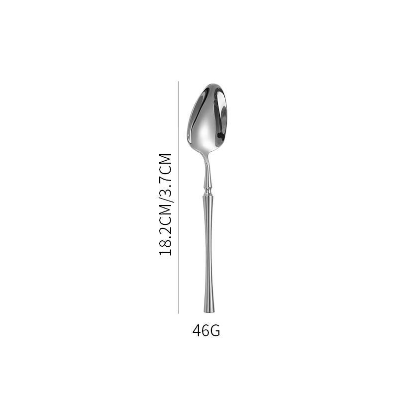 Ruhan 304 Stainless Steel Small Waist Dessert Spoon