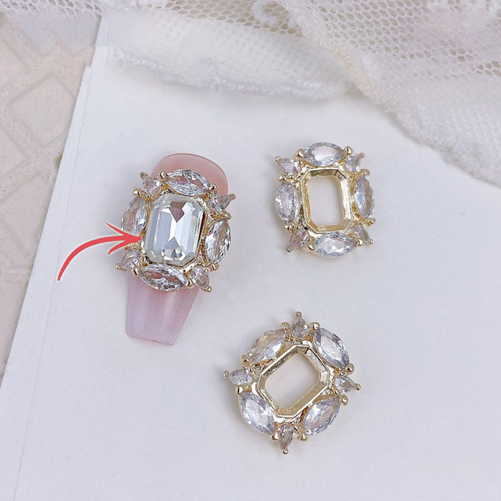 

3D бабочки для ногтей Стразы Роскошные блестящие ногти Бриллианты Стразы Металлические украшения для ногтей для украшения ногтей из сплава E