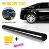 Roll Blackout Window Tint Film 5% VLT 20" X 10FT Car Heat & UV Block Glass EA