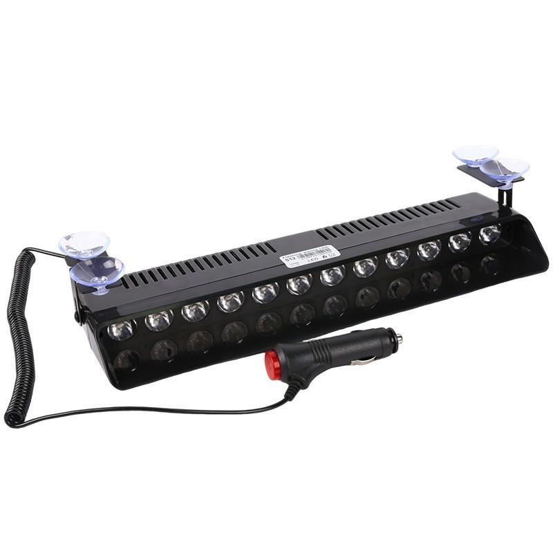Red Blue Beacon Car Strobe Light Flash Warning Signal Lamp Emergency Windshield Trailer Vehicle Indicator Lights