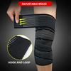 1 Pc Knee Wraps For Leg Calf Thigh Long Elastic Support Wrap Brace Compression Bandage For Weight-Lifting Powerlifting Squats