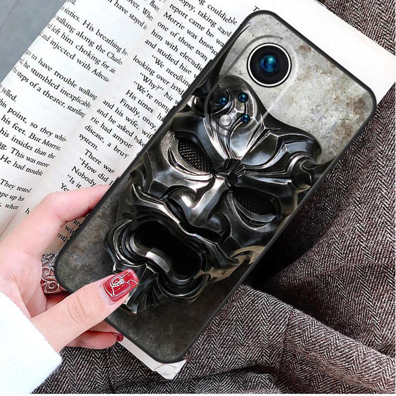 Japanese Oni Hannya Demon Mask Case For Honor Magic 8 Pro 5 6 7 Lite Honor 400 200 50 70 90 X9d X9c X9b X9a X8b Win RT Cover
