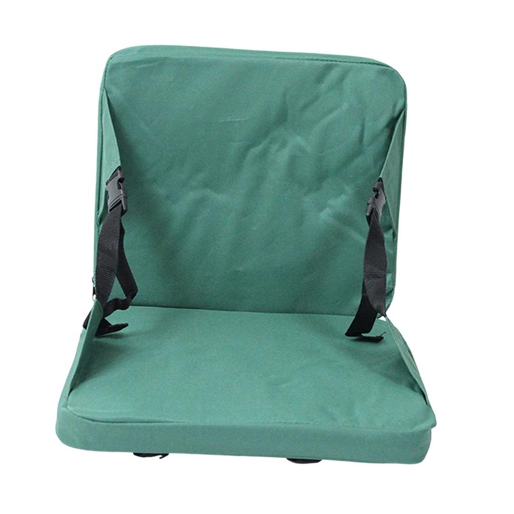 Foldable Cushion with Backrest, Padded Floor Mat, Portable Stadium Chair, Oxford , Suitable for