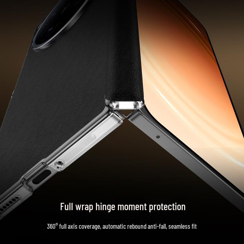 OPPO Find N6 Magnetisches Scharnier Faltbare Ledertasche