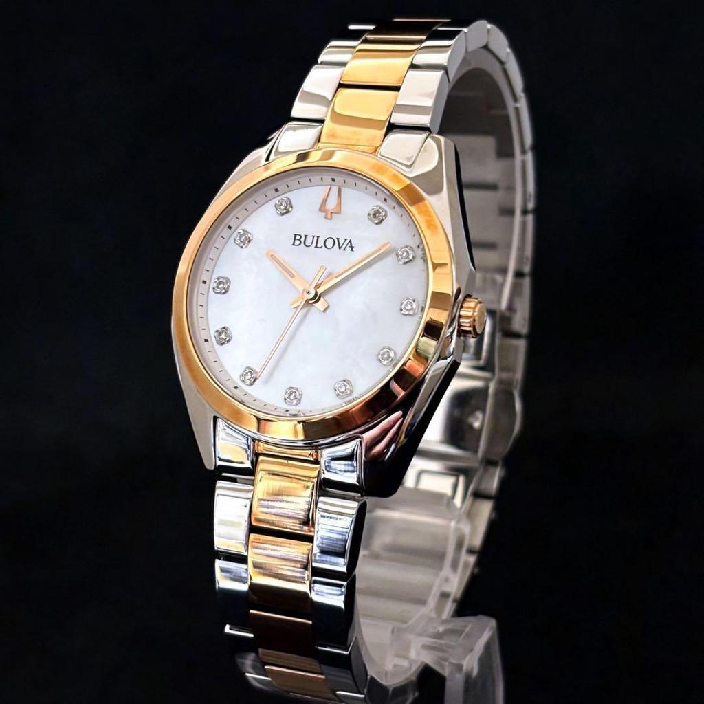 Used [Noble] BULOVA/Bulova/Ladies' watch/Diamond/Beautiful/For women