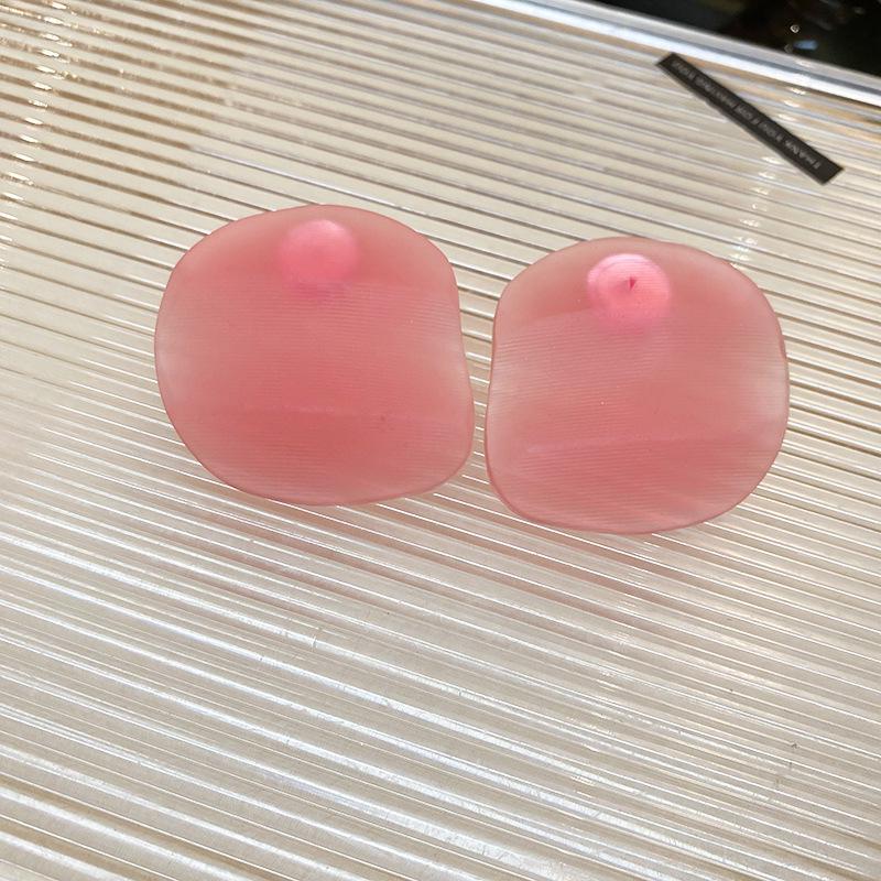 Boucles d'oreilles bohèmes roses à fleurs de perles de rocaille et pompons de perles