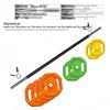 Brangdy Adjustable Rubber-Coated Barbell Set
