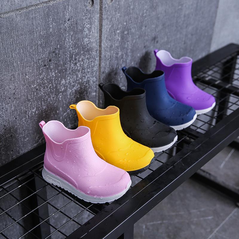 Stylish Non-Slip Waterproof Kids' Rain Boots for Boys and Girls