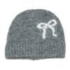Baotou Hat Female Korean Version Bow Knitted Hat Autumn and Winter Face Small Cashmere Wool Hat Warm Ear Protector Cold Hat Children