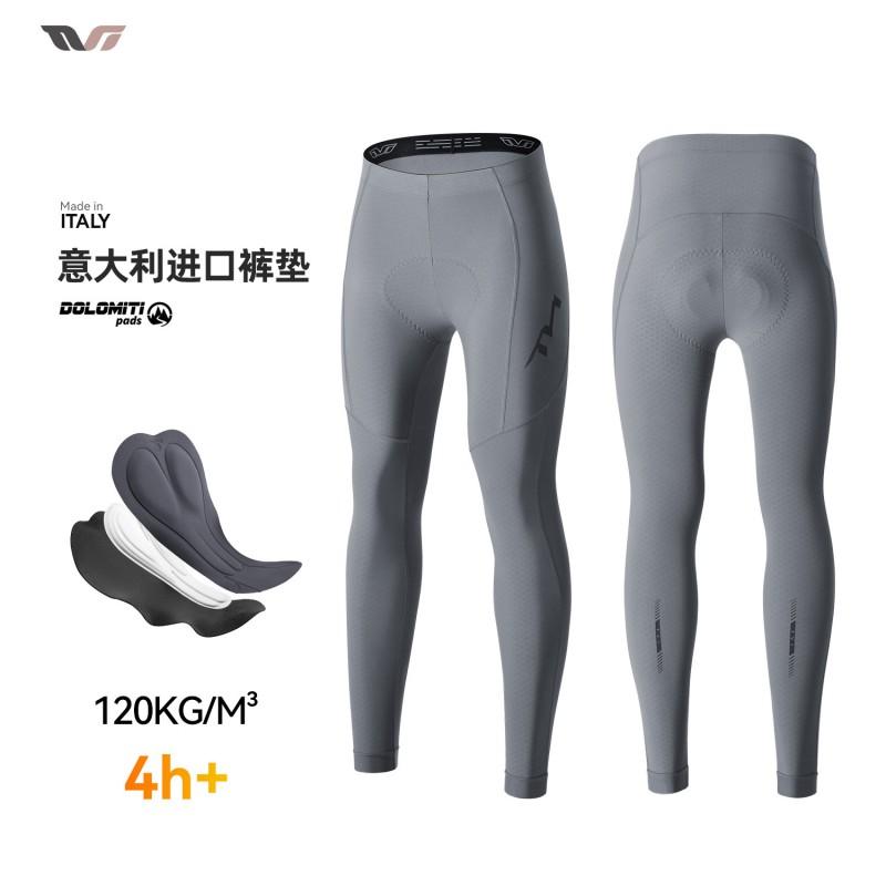 Womens Fleece Lined Cycling Pants Winter Thermal Mountain Road Bike Trousers With Pockets Padding Small