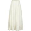 Jiuzi Women's Pleated Printed Resort Midi Skirt