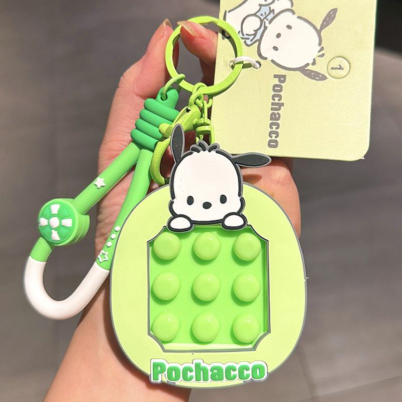 Santa Claus Keychain Christmas Small Gift Student Schoolbag Pendant Cartoon Christmas Tree Three-Dimensional Doll Pendant