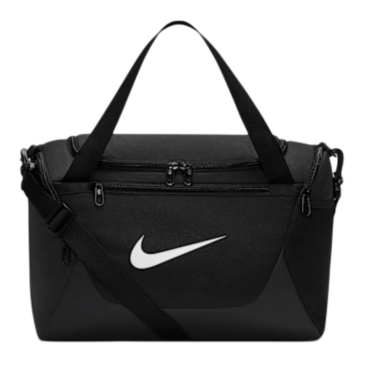 Nike Brasilia 24L Logo Training Bag Fabric Travel Bag Unisex bags Black IB4398-010 Black