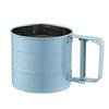 Baking Flour Sifter Food Strainers Powder Stainless Steel Hand-held Reusable Sieve for Flour Cup Shakers Kitchen Baking Tools
