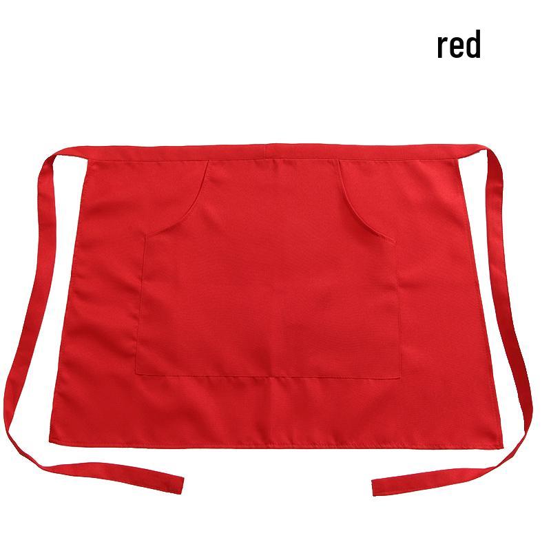New Waterproof Sleeveless Printed Kitchen Apron - Half-Body Chef s Waist Apron