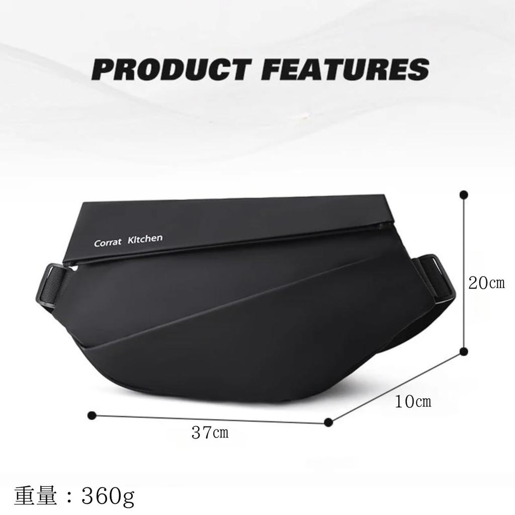 Dean Olsen Casual Shoulder Popular Crossbody Perfect for Outdoor and Cycling Men's Bag, Bag, Water-Repellent, Leisure, Sports, Activities, Fishing,