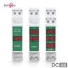 Din Rail Smart LED Digital DC11V-310V Direct Current Voltage Meter Numeric Display Voltage Gauge for Electronics