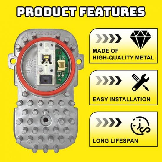 2x Daytime Running Light LED Fit Module 2012-13 BMW 2011-13 328i BMW 328i EAH