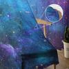 Starry Sky Symphony Galaxy Gauze Curtains For Children's Bedroom Kitchen Screen For Living Room Holiday Decor Voile Curtain