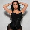 Fajas Colombianas Cinta Modeladora Antibacteriana Controle Firme Redutor de Cintura Shorts de Compressão Dupla Controle de Barriga Bainha Emagrecedor Plano