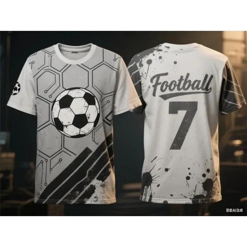 VCC football shirt summer outdoor sports quick-drying fitness training round neck T-shirt