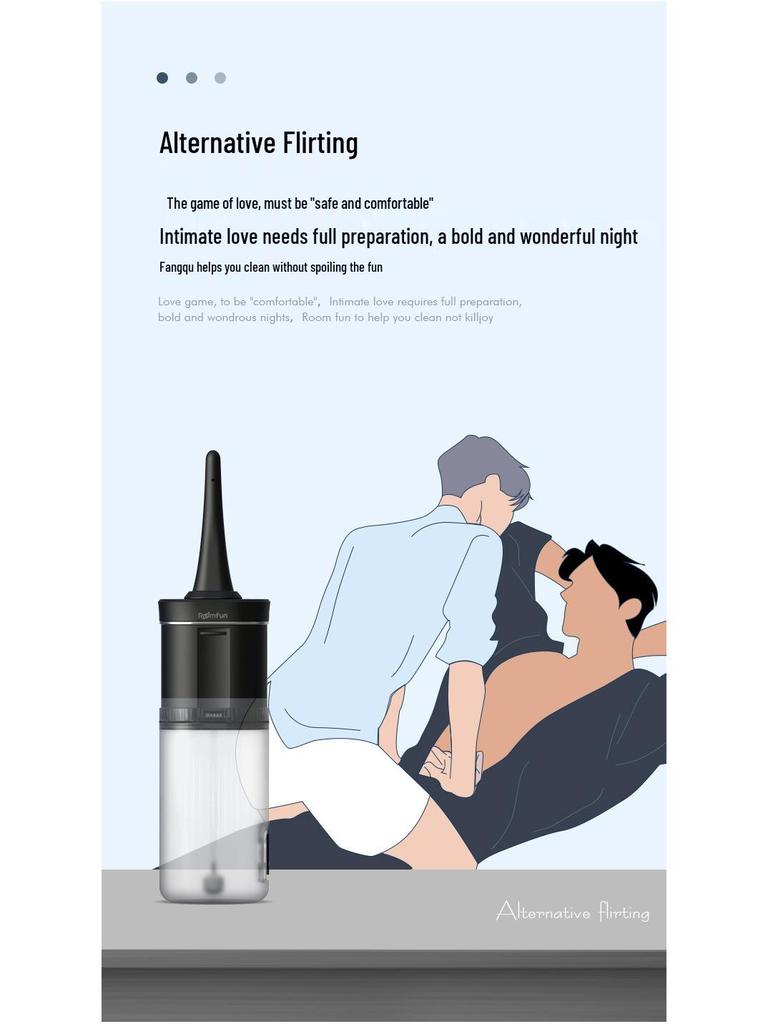 Portable Electric Douche for Women and Men – Vaginal & Anal Cleanser