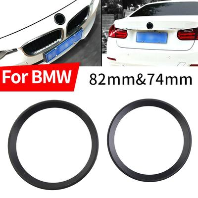 Czarne logo otaczające pierścień M3 2szt. Samochód E92 F30 82 mm i 74 mm E90 Emblemat F31 dla BMW serii 3 4 Jakość Nowa