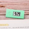 Electronic Clock Shock-proof LCD Display ABS Sturdy Mini Digital Alarm for Office