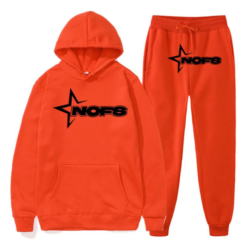Survêtement Homme 2 Pièces - Sweat à Capuche + Pantalon Jogging - Streetwear Hip-hop Confort Automne Hiver