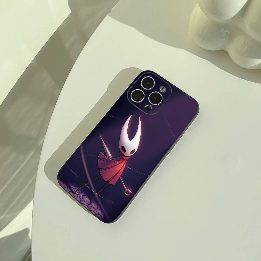 

Чехол H-Hollow- K-Knight -S-Silksong для iPhone 17,16,15,14,13,12,11 Pro Max,16/15/14Plus,XS Мягкий черный iPhone16