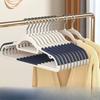 10Pcs Set of Non-slip Hangers Sturdy and Durable Rotating Hook Hangers Laundry Bathroom & Bedroom Clothes Hangers Organization